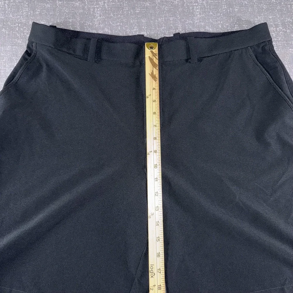Nike Golf Shorts Mens 40 Black Dri-FIT Stretch 9 Inseam Performance Casual‎